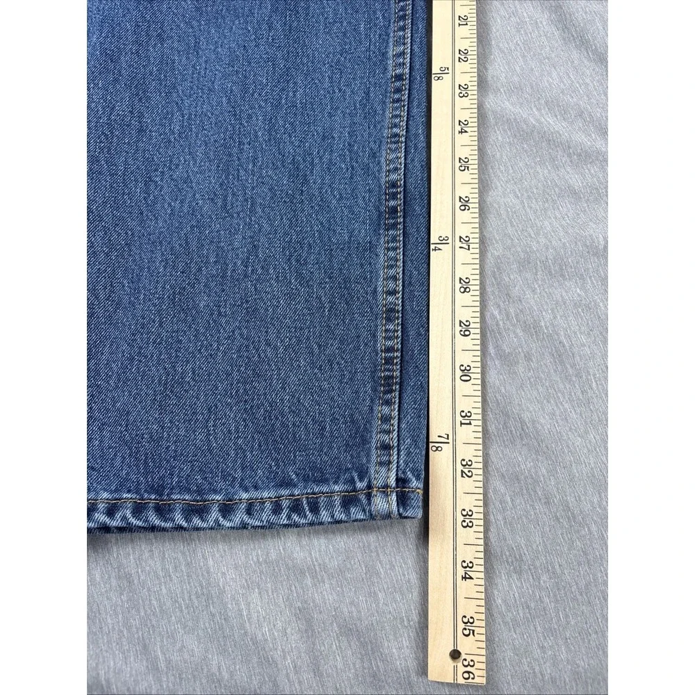 Levi's 550 Relaxed Fit Blue Jeans Men's Size 36x34 Medium Wash Denim Straight